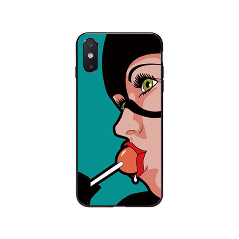 Wholesale Girl Sexy Lips TPU Phone Cases